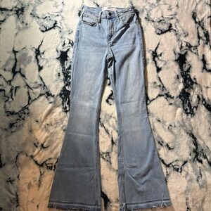 Hollister - Light Wash High-Rise Flare Jeans - Size 0